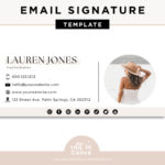 Real Estate Email Signature Template Logo, Minimalist, Best Seller Realtor Marketing Tool, Professional Signature, Contact Card Design