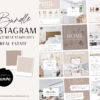 Real Estate Instagram Post Template editable in Canva Elevate your Instagram, showcase your clients listings for your Real Estate business!