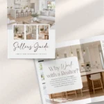 Real Estate Home Sellers Guide Template for Canva, Marketing Packet Checklist for Moving and Listing Properties