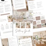 Real Estate Home Sellers Guide Template for Canva, Marketing Packet Checklist for Moving and Listing Properties