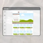 Editable Canva boho real estate marketing template for realtors