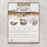 Professional Canva real estate marketing template for realtors