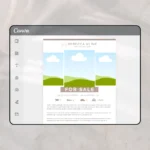 Editable Canva clean real estate marketing flyer for realtors