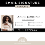 Email Signature Template Logo, Best Seller Email Marketing Tool, Professional Real Estate Picture Signature, Realtor Gmail Design