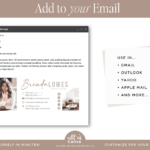 Pretty Email Signature Template