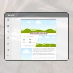 Editable Canva luxury real estate marketing flyer for realtors