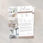 Editable Canva new listing marketing template for realtors