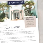 Real estate open house marketing kit flyer template