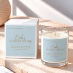 Boutique Candle Label Template, DIY Canva Editable Printable Labels for your Candle Jar