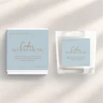 Boutique Candle Label Template, DIY Canva Editable Printable Labels for your Candle Jar