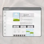 Canva brand ambassador media kit template with audience insights and collaboration layout