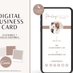 Photographer Canva Business Card, Canva Digital Business Card Template, Modern Business Card for Realtor, Real Estate Business Card Template