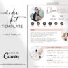 Media Kit Canva Template, Influencer Media Kit, Press Kit, Pitch Kit, Blogger Template, Instagram Brand Ambassador Media Kit Template