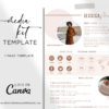 Media Kit Canva Template, Influencer Media Kit, Press Kit, Pitch Kit, Blogger Template, Instagram Brand Ambassador Media Kit Template
