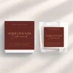 Minimal Candle Label Template, DIY Canva Editable Printable Labels for your Candle Jar