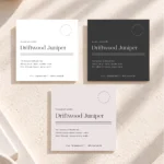 This modern candle label template to personalise your candle logo and brand editable in Canva