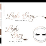 Lash Artist Logo, Beauty Logo Premade Design, Makeup Artist Branding Logo Kit, Lash Technician Logo for Salon and Eyelash Studio Logo