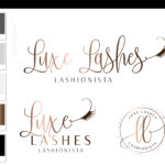 Lash Logo Design, Eyelash Logo Design, Eyelash Logo, Lash Technician Logo, Salon Logo, Beauty Logo, Logo Template, Makeup Artist Logo Design