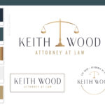 Scales of Justice Logo, Legal Office graphic for Lawyer, Law Firm Design Images and Emblem, Judge Logo and Attorney Practice branding kit