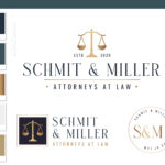 Scales of Justice Logo for Lawyer, Law Firm Logo Design, Legal Office Logo Images and Emblem, Judge Logo and Attorney Practice Logo