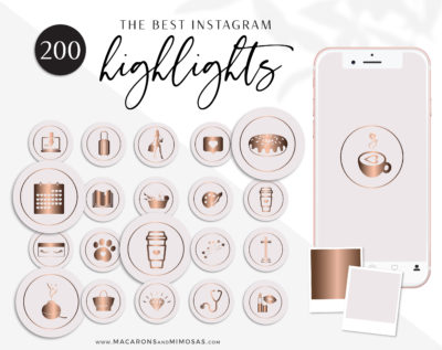 Purple and Gold Instagram Highlights to style your Instagram Stories covers, 200 Story Highlight Covers, Icons for Fashion and Beauty