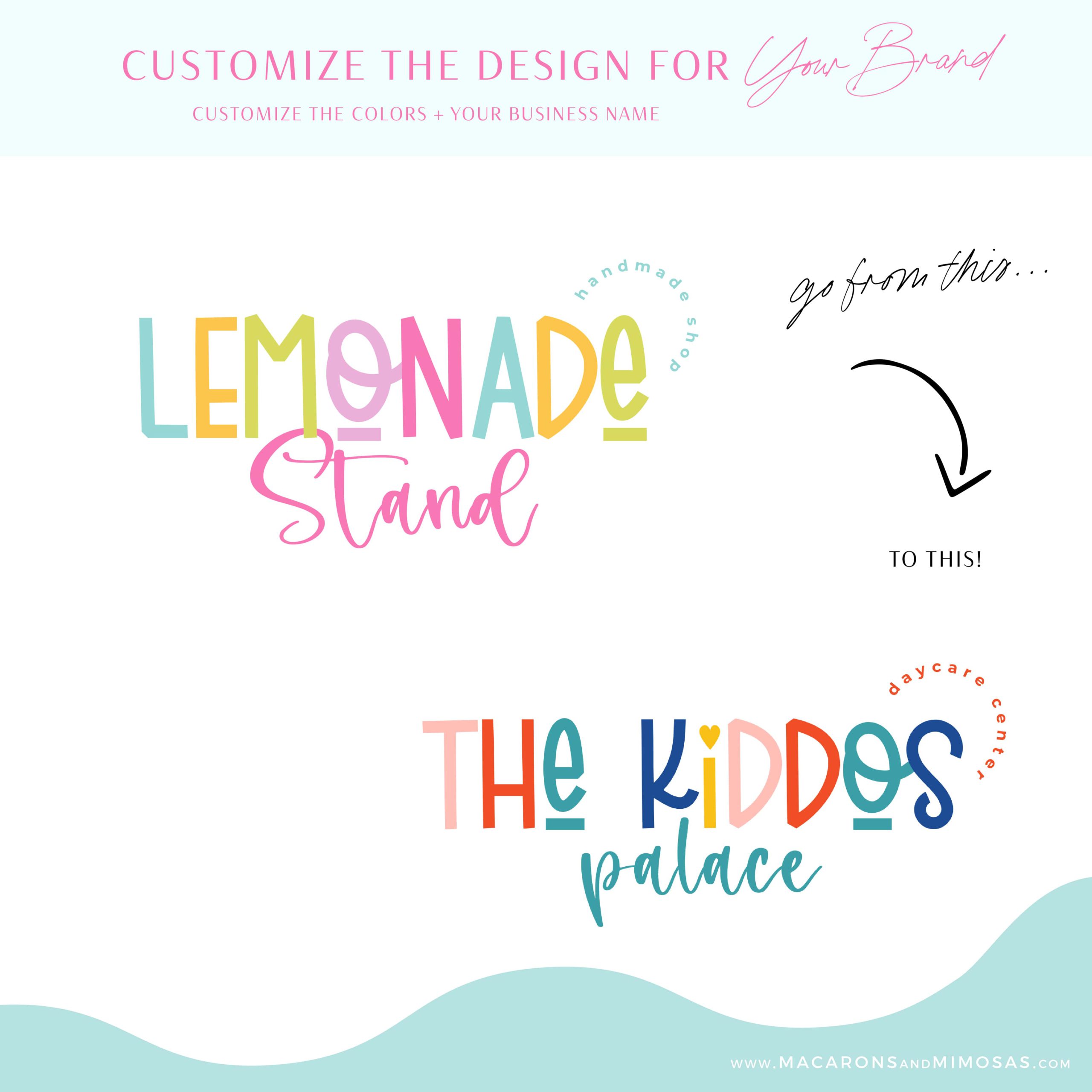 Boho Semi-Custom Brand Design includes one Main Logo, a Secondary Logo, Typography suggestions Curated Stock Photos, and more! 