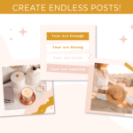 Boho Instagram Templates for Canva, Pink Instagram Templates for Stories and Posts, Canva Beauty Templates for Instagram Reels