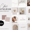 Instagram Templates for Canva, neutral Instagram Templates for Stories and Posts, Canva Beauty Templates for Instgram Reels