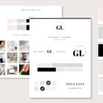 Modern Elegant is an Editable Semi-Custom Brand Kit that includes one Main Logo, a Secondary Logo, Typography suggestions Curated Stock Photos, and more! 