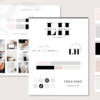 Modern Chic is an Editable Semi-Custom Brand Kit that includes Modern Business Card Design, Logo, Typography suggestions Curated Stock Photos, and more! 