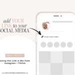 link in bio landing page Template for Canva, Neutral Instagram Templates, Ditch LinkTree Microsite for Instagram Profiles