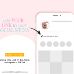 Bright Link in Bio Template for Canva, Pink Instagram Templates for Stories and Posts, Ditch LinkTree Microsite for Instagram Profiles