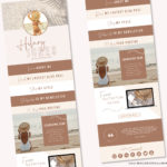 Boho Neutral Instagram Landing Page, Instagram Template, Ditch LinkTree Microsite for Instagram Profiles, Create a website in Canva