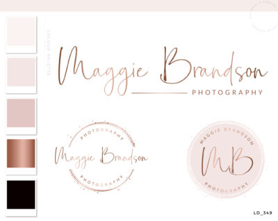 simplistic chic Logo Design, Photography Branding Kit, Boutique Shop Watercolor Lash branding package, modern feminine minimalist package
