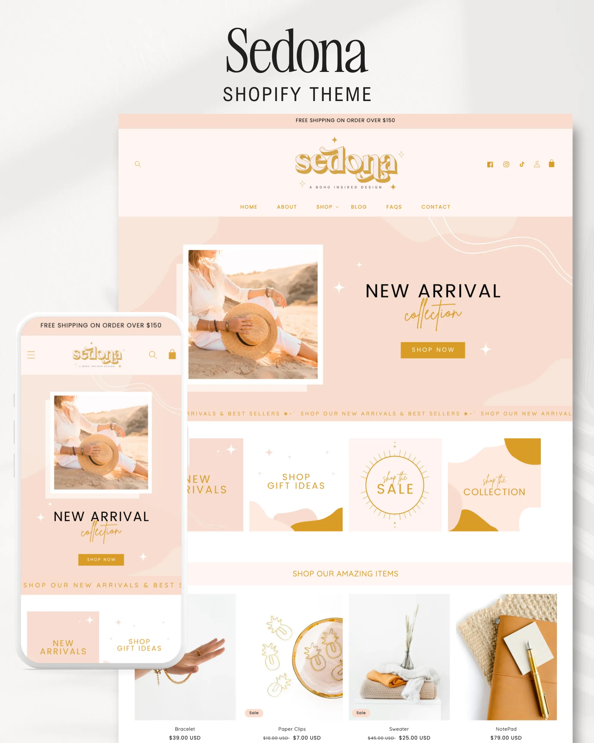 Editorial Boho Shopify Theme by Shopify Experts Macarons and Mimosas