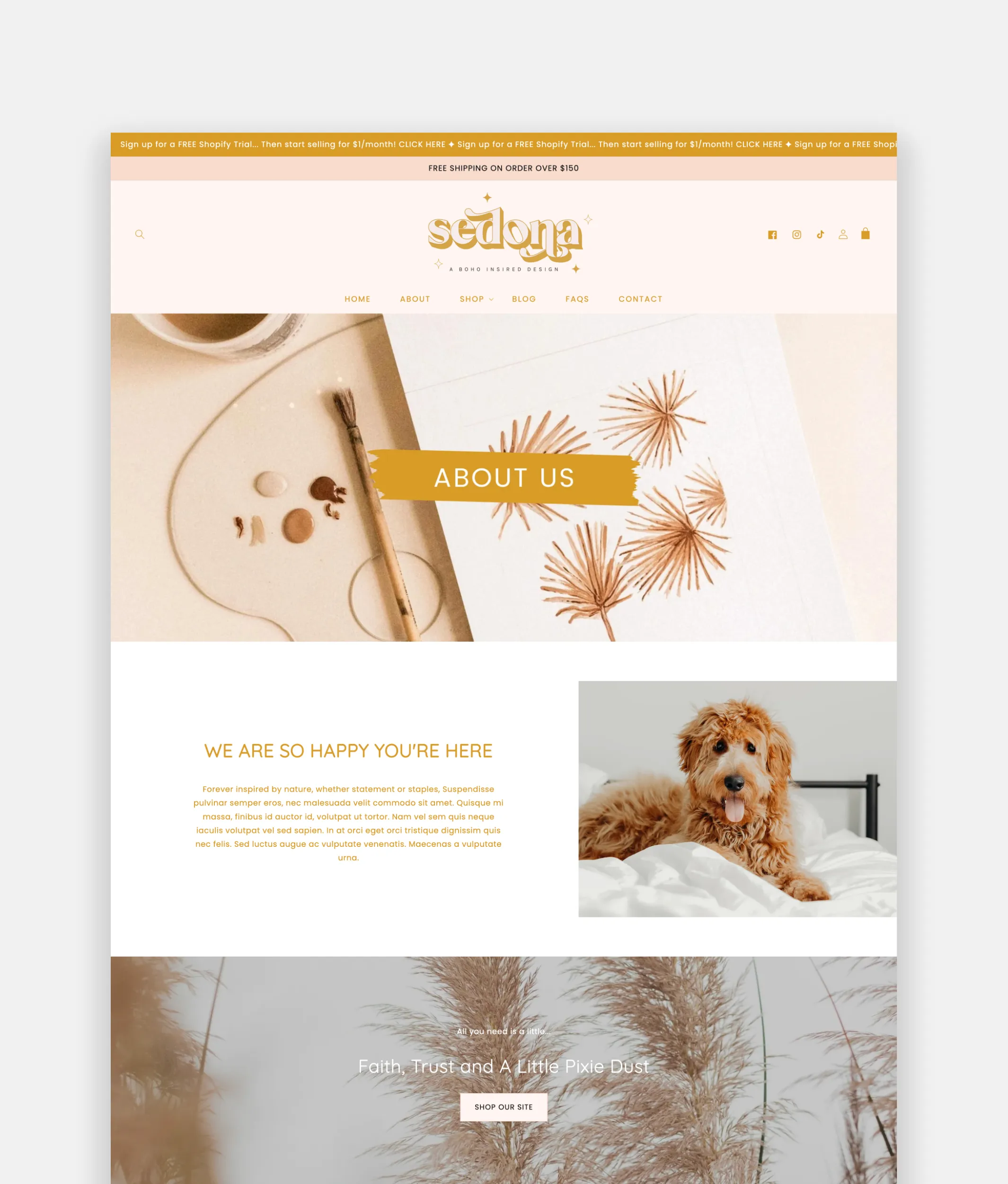 Sedona Shopify Theme built by a Shopify Expert