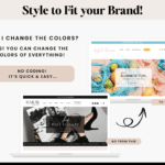 Minimal Shopify Theme Template, Luxe Neutral Shopify Theme, Website Design Shopify 0S 2.0 Drag and Drop with Canva Banners