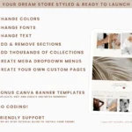 Elegant Shopify theme for jewelry stores – homepage layout preview