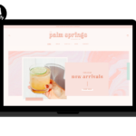 Palm Spring Bright Boho Shopify Theme 2.0 Website Design
