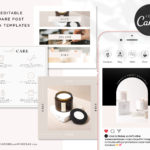 Candle Instagram Templates for Canva, Candle Maker Instagram Templates for Stories and Posts, Canva Wax Melt Templates for Instagram Reels