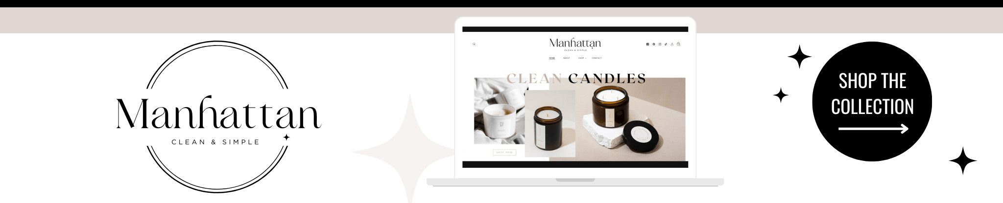 Candle Brand with Shopify Theme, Logo Design, Candle Label Templates editable in Canva