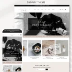 Adeline shopify theme is a luxury editorial style e-commerce website shop