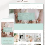 Coastal Shopify theme for creative business owners and brands who want to stand out.