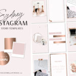Rose Gold Story Instagram Templates for Canva, Pink Instagram Templates for Posts, Canva Beauty Templates for Instagram Reels