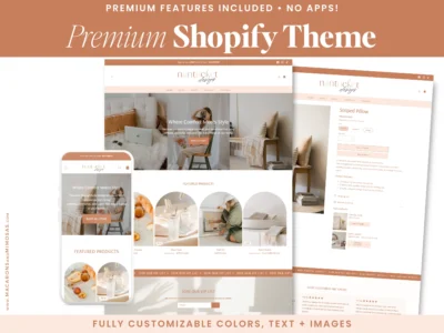 Nantucket Curated Bohemian Shopify Theme by Macarons and Mimosas