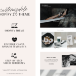 Bold Luxe Shopify Theme, Minimal Shopify 2.0 theme in a luxurious black and white design. A creative Shopify website with banners