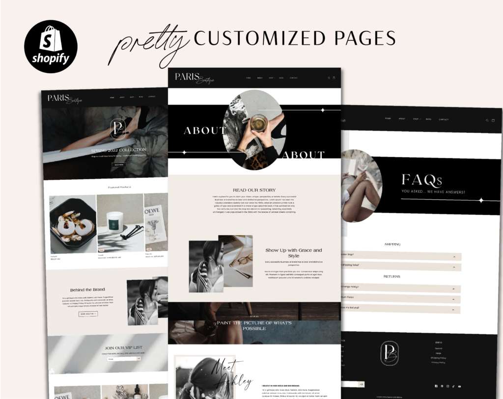 Luxe Shopify Theme Template • Mobile Responsive