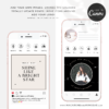 Minimalist Luxe Instagram Post Templates for Canva, Modern Black White Instagram for Stories and Posts, Beauty Templates for Instagram Reels