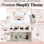 Pastel Pink Shopify theme layout with built in premium features. No apps