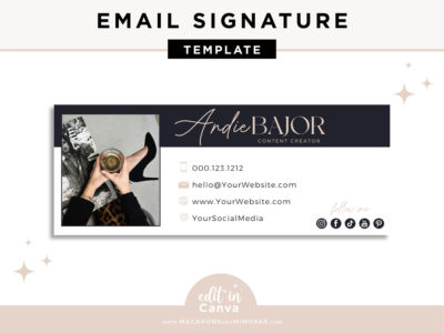 Email Signature Template Logo, Best Seller Email Marketing Tool, Professional Real Estate Picture Signature, Realtor Gmail Design